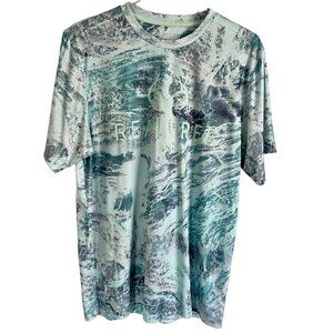 Realtree Fishing Short Sleeve Performance Shirt Men's Large NEW